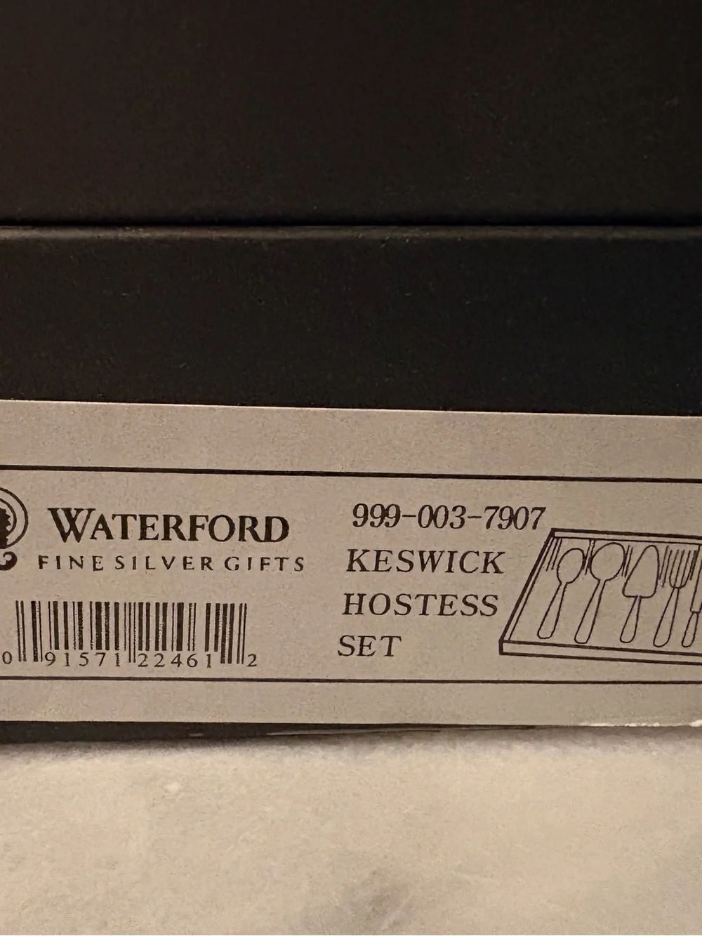 Waterford Keswick 5-Pc Silverplate Hostess Serving Set w/ Original Box